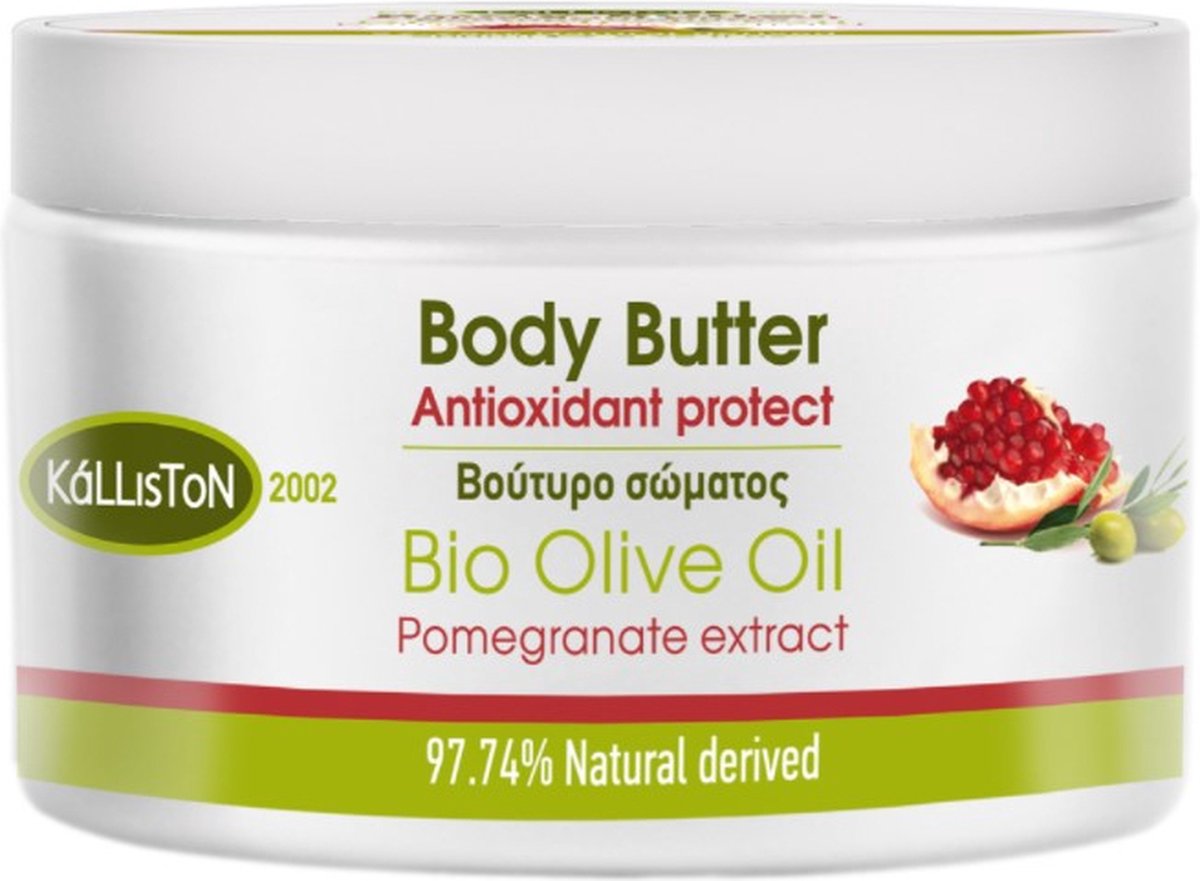 Kalliston antioxidante body butter met granaatappelextract 200ml (biologisch)