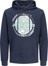 Jack & Jones Hoodie Filt Navy (Maat: XXL)