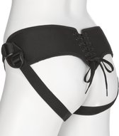 Corset Harness - Strap On Dildos black