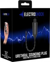Electro shock - Urethral Sounding Plug - Black - Electric Stim Device black