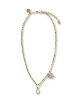 Zatthu Jewelry - N21AW407.1 - Collier Iggy Link avec Cubic Zirconia et Perle