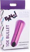 10X Vibrating Metallic Bullet - Purple - Bullets & Mini Vibrators purple