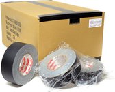 MagTape Matt 500 gaffa tape 50mm x 50m zwart   -  doos 24 stuks