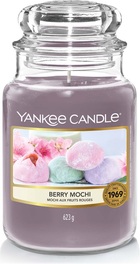 Yankee Candle Large Jar Geurkaars - Berry Mochi