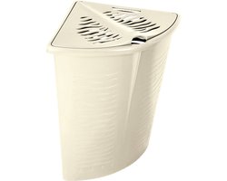 BranQ - Corners Wasmand 45L | Zebra beige | hoekwasmand | kunststof