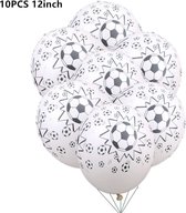 10 stuks ballonnen voetbal