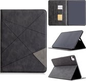 Apple iPad Pro 11 (2021) Hoes | Lederen iPad Book Case | Tablet Hoes | Pasjes | Zwart