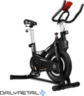 DailyRetail® Hometrainer Fiets - Indoor Bike - Fietsen - Fitness Apparatuur - Home Gym - Zwart