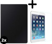 Fooniq Boek Hoes Zwart 2x + Screenprotector 2x - Geschikt Voor Apple iPad Mini 2
