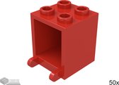 LEGO 4345 Rood 50 stuks