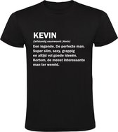 Kevin Heren t-shirt | jarig | verjaardagkado | verjaardag kado | grappig | cadeau | Zwart