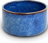 Luxe - Matcha kom - Japanse Matchakom - Hand gemaakt - 100% Porselein - Matchakom blauw - Kommen - Matcha bowl - Poke bowl - Schaal - Schaaltjes - Servies - Verjaardag cadeau vrouw