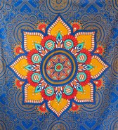 Sankalpa®  design Mandala wandkleed - Wandtapijt - Strandlaken - Bedsprei 2 persoons - Picknickkleed - Mandala doek 225 x 205 cm