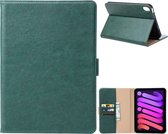 Luxe Tablet Hoes Geschikt voor iPad Mini Hoes 6e Generatie - 8.3 inch (2021) - Groen