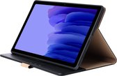 Coque Samsung Tab A7 - Cuir Vegan - Book Case Samsung Tab A7 (2020) - Samsung Tab A7 - Housse pour Samsung Galaxy Tablet A7 2020 - 10,4 pouces - Zwart