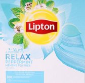 1x LIPTON - Peppermint-menthe - 100 theezakjes