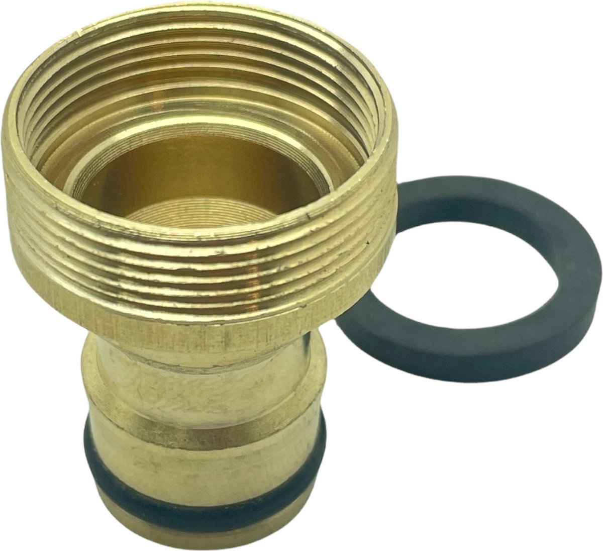 Aansluiting / Adapter voor tuinslang Gardena binnen kraan koppeling M22 + M24