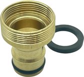 Aansluiting / Adapter voor tuinslang | Binnenkraan | M22 + M24 | M22 Binnendraad | M24 Buitendraad | Binnendraad + Buitendraad | Adapter |