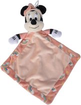Minnie Mouse Regenboog - Disney Knuffeldoekje Pluche Knuffel 30 cm (Glow In The Dark) | Disney Baby Plush Toy | Knuffeldoek voor baby | Zacht lief knuffeldoekje | Kraam cadeau | Kr