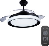Philips Bliss LED-plafondlamp - met ventilator - zwart