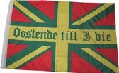Vlag Oostende till I die 100 x 150 cm