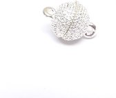 Art & Pearls – 8 magneetsluitingen zilverkleur – 10 mm