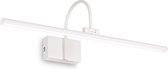 Ideal Lux Bonjour - Wandlamp Modern - Wit - H:175cm  - Universeel - Voor Binnen - Metaal - Wandlampen - Slaapkamer - Woonkamer