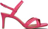 Tango | Ava 6-a sandale croisée rose vif - talon/semelle recouverts | Taille: 38