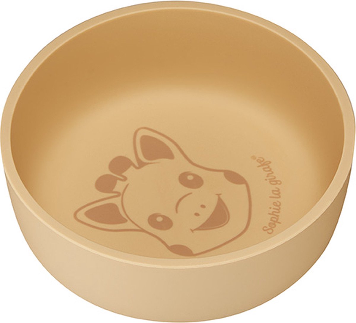 Goedkoopste Sophie de giraf Kom - Kinder servies - Bakje - Vaatwasser- en magnetronbestendig - Siliconen - In witte geschenkdoos - Beige