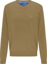 FYNCH HATTON V-Hals TRUI SF 211 Camel maat M