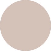 Blanco muurcirkel beige 2 stuks 10 cm / Dibond