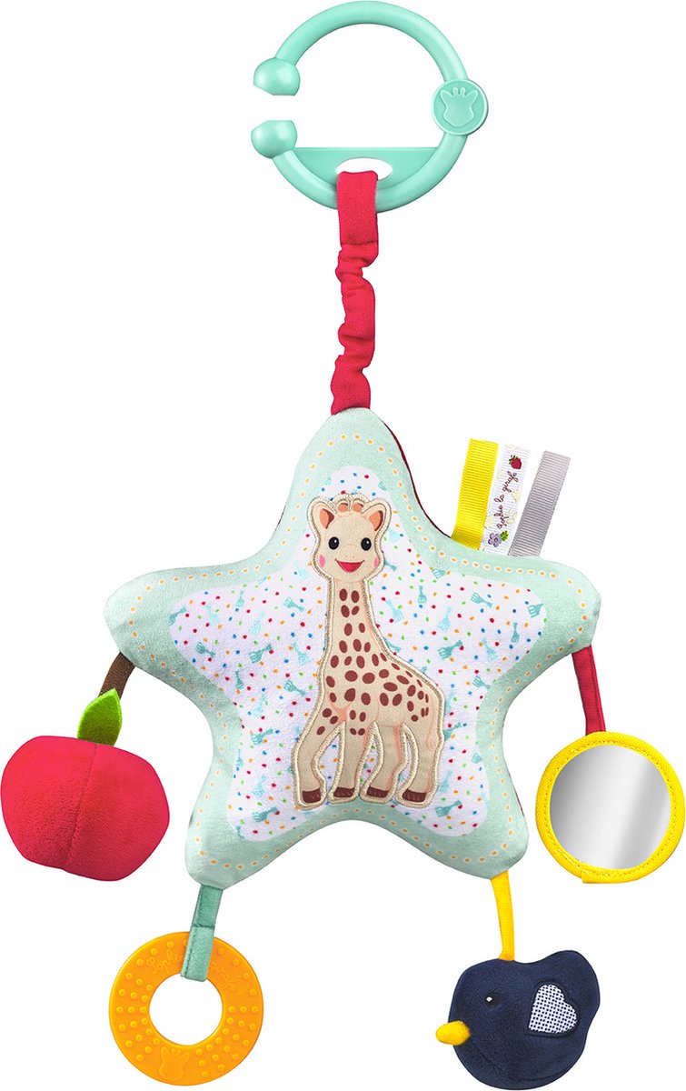 Sophie de Giraf Activiteiten Ster Boxmobiel Baby speelgoed 6 activiteiten Vanaf 0 maanden 40x25x8 cm Meerkleurig