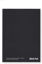 Tekenblok - Black Pad - Zwart Tekenpapier - A4 - 120gr - Talens AMI - 20 vellen