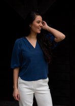 Blauwe blouse Antoni - mbyM