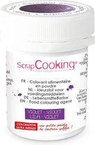 ScrapCooking - Kleurstofpoeder - Violet - 5g