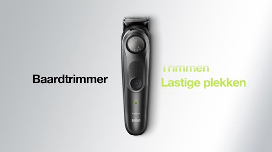 Braun 3 BT3323 Tondeuse À Barbe Pour Homme - Tondeuse Pour Visage - Cheveux