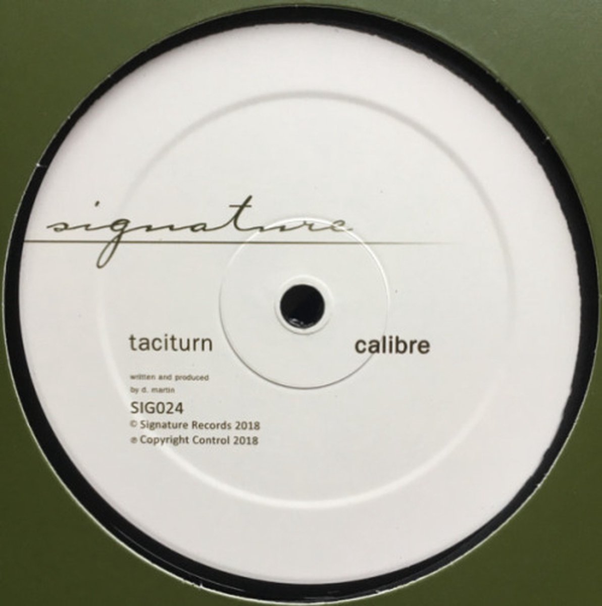 Calibre - Taciturn / Butter Love