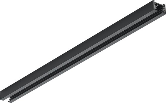 Spanningsrail - Torna Dual - 2 Fase - Opbouw - Aluminium - Zwart - 0.5 Meter
