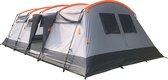 Skandika Hurricane 12 Protect Tent – Tenten – Familietent - Campingtent – Voor 12 personen – Tunneltent – Ingenaaide tentvloer - Muggengaas – 2 slaapcabines – 2 ingangen – 700 x 40