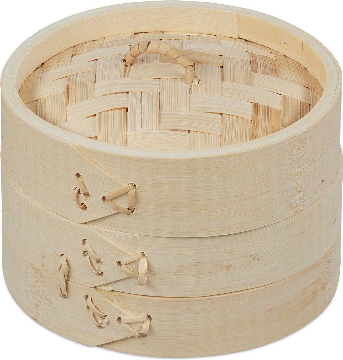 Cuiseur Vapeur Bambou Cuiseur Vapeur En Bambou À 2 Niveaux De 15cm, Panier À Vapeur Pour Aliments, Petit Cuiseur À Paniers Cuit-vapeur