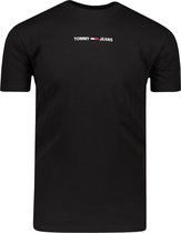 Tommy Hilfiger T-shirt Zwart voor Mannen - Lente/Zomer Collectie