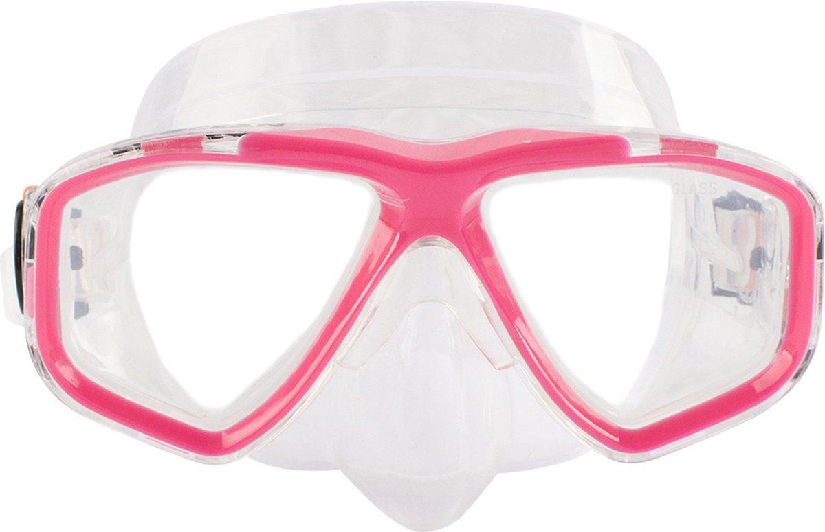 Procean duikbril PRO SERIES II roze/transparant