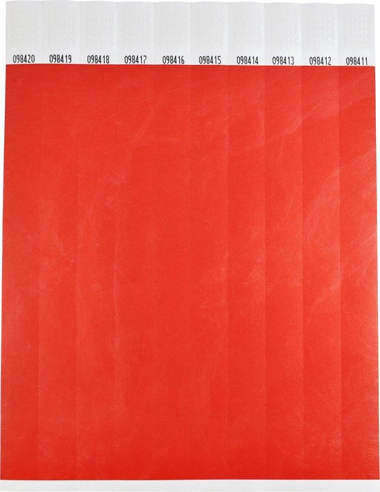 CombiCraft Tyvek Schlaufenetiketten – 160x12,7 Mm, 1000 Stück, Für Matrixdrucker, Wetterfest