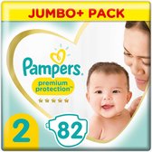 2x Pampers - Premium Protection 2 (82 stuks/doos)