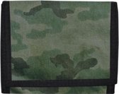 Verhaak Portemonnee Camouflage 10,5 X 12 Cm Polyester Groen