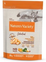 Natures variety selected kitten free range chicken kattenvoer 300 gr