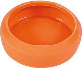 Trixie Voer- En Drinkbak Konijn 13 Cm Keramiek Oranje 400 Ml