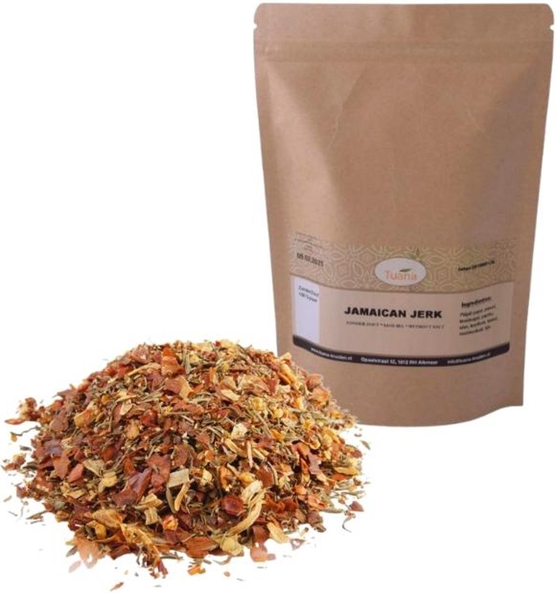 Goedkoopste Tuana Kruiden - Jamaican Jerk Kruiden - Zak 1000 Gram - Kruiden Zonder Zout - KZ0104