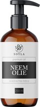 Neemolie - 250 ml - 100% Puur - Koudgeperst - Glazen Fles met Pomp - Neem olie voor Mens, Dier en Plant