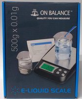 Bol.com On Balance ELS-500 e-liquid scale - 500 x 0.01gr - Vloeistof weegschaal aanbieding